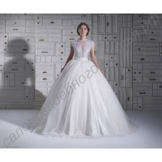 Сексуальное пышное свадебное платье из тюля